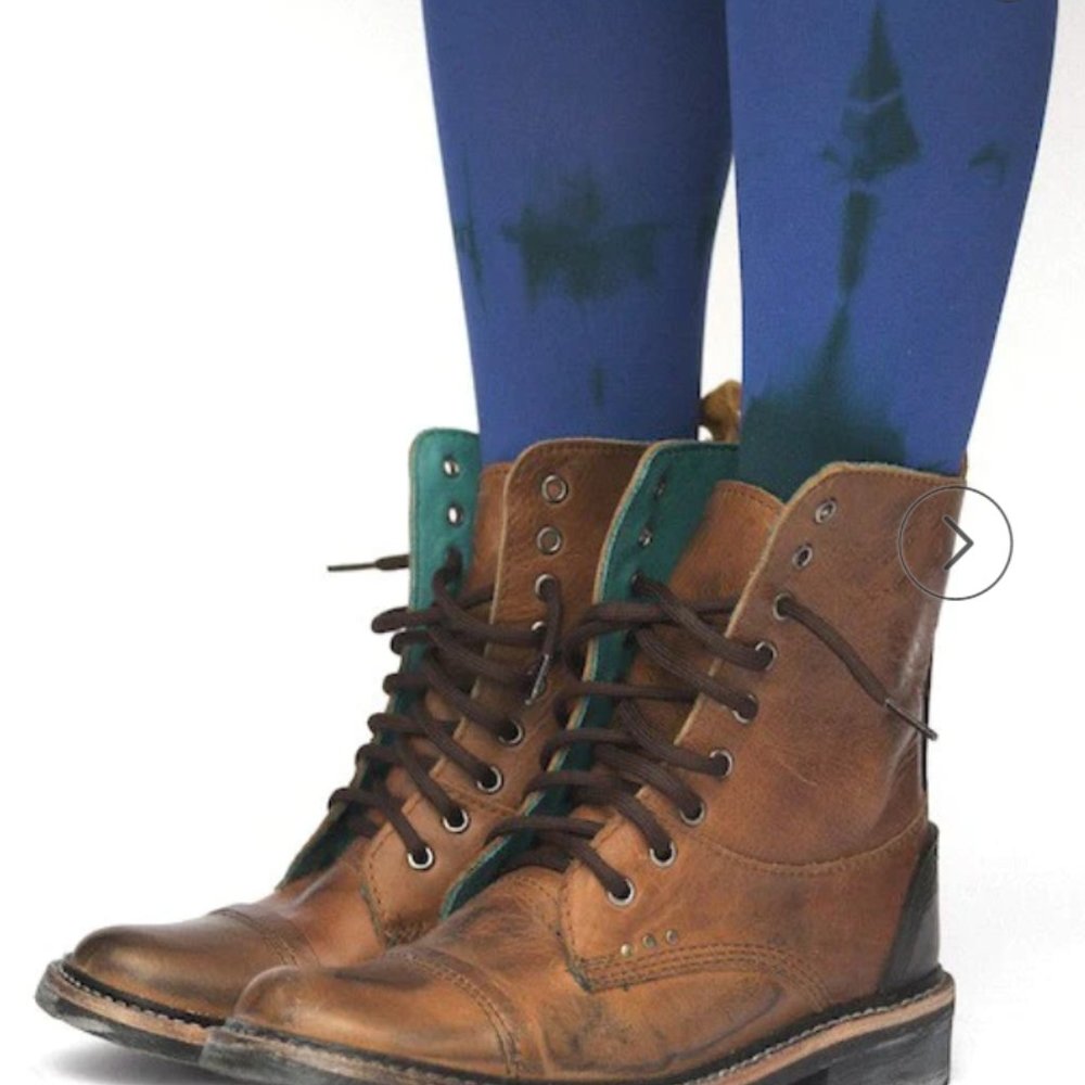 *NWOB & HANDMADE!* PS Kaufman no.0028 highway 9-eye boot caisson tan, sz 6